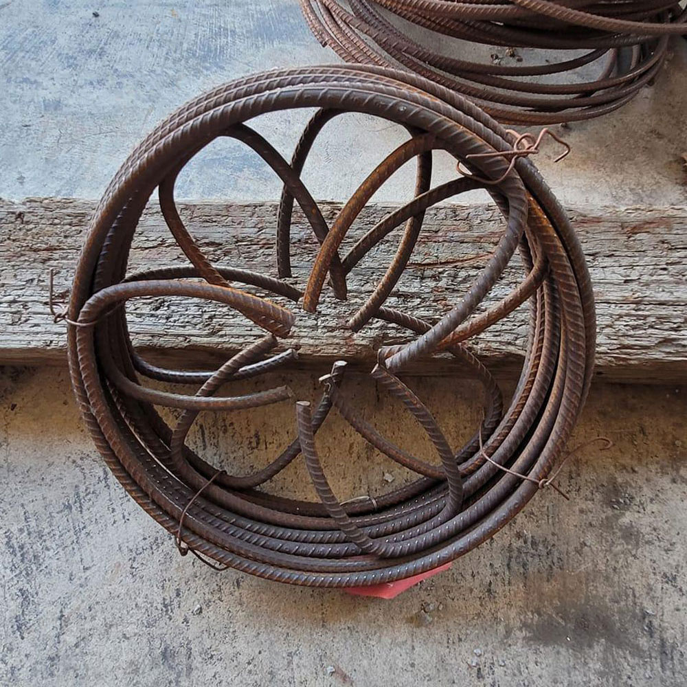 Rustic Rebar Sculpture