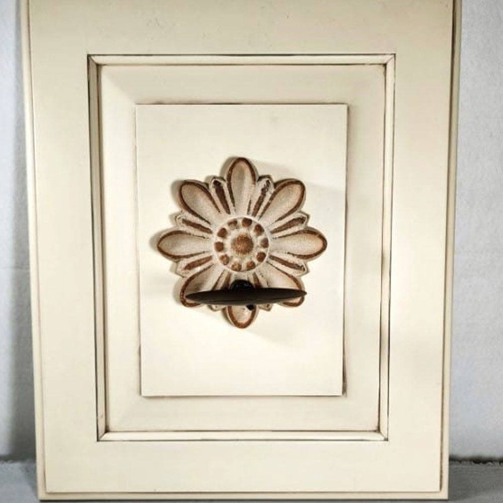 White Painted Sconce